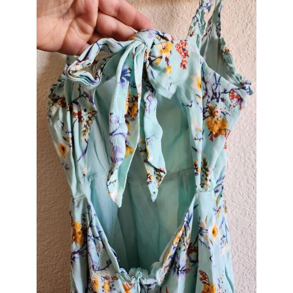 Lulus Women's Open Back Spring Flowy Maxi Dress-Sm - Picture 4 of 8